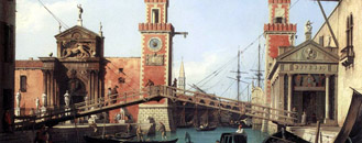 arsenal Venise tableau du Canaletto