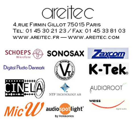 Areitec, distributeur en France des micros SCHOEPS